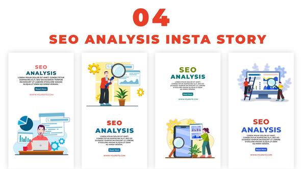 Digital Marketing SEO Analysis Instagram Story