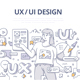 UX UI Design Doodle Banner - GraphicRiver Item for Sale