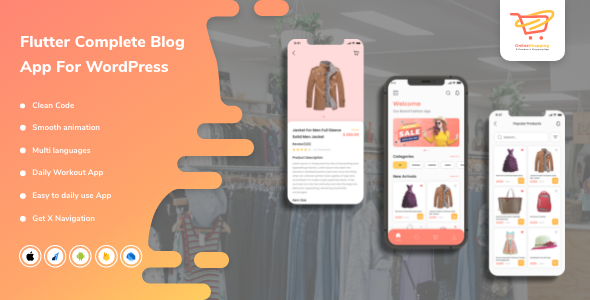 Flutter E-commerce Shopping App UI KIT