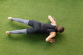 athlete training in the gym doing push-ups - PhotoDune Item for Sale