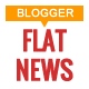 FlatNews - Responsive Magazine Blogger Template - ThemeForest Item for Sale