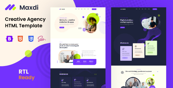 Maxdi - Creative Agency HTML5 Template