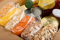 Survival set of nonperishable foods in carton box - PhotoDune Item for Sale