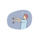 Man in Pajama Sleepwalking - GraphicRiver Item for Sale