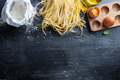 Homemade pasta on dark background - PhotoDune Item for Sale