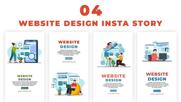 Website Design Instagram Story