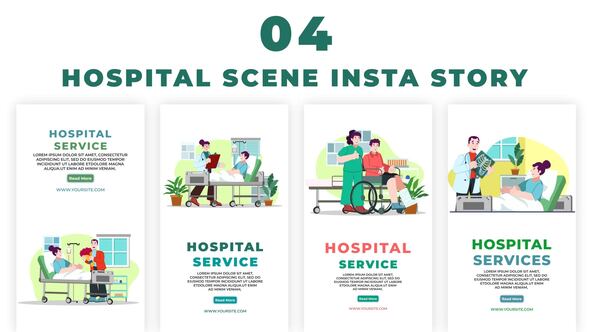 Hospital Services Scene Instagram Story