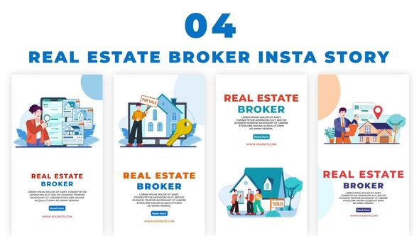 Real Estate Broker Instagram Story Pack