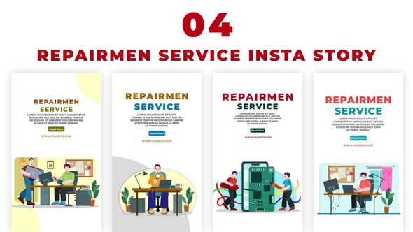 Repairing Service Instagram Story Pack