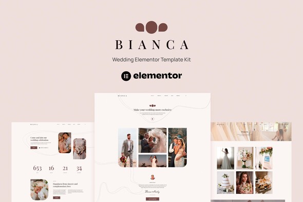 Bianca - Wedding Elementor Template Kit