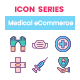 50 Medical eCommerce Icons | Crayons Series - GraphicRiver Item for Sale