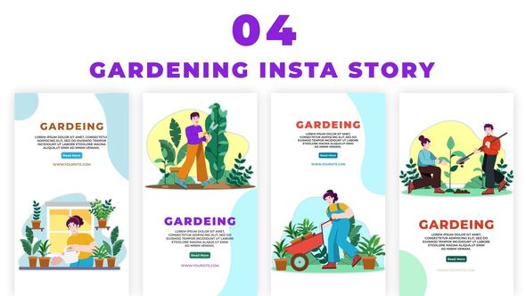 Home Gardening Instagram Story Pack