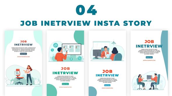Candidate Job Interview Instagram Story Template