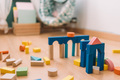 building blocks in the floor of a children's room - PhotoDune Item for Sale