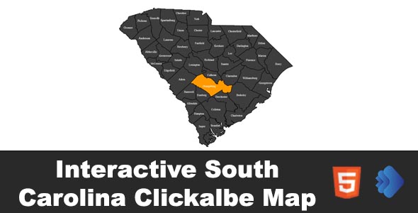 Interactive South Carolina Clickable Map