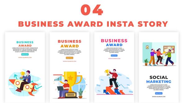 Social Marketing Business Award Instagram Story