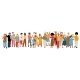 People Crowd Diverse Characters Waving Hand - GraphicRiver Item for Sale