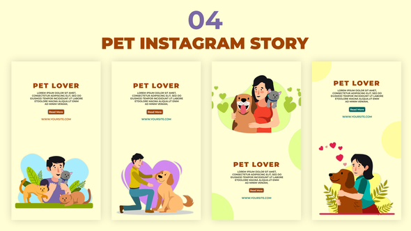 Pet Lover Instagram Story Template