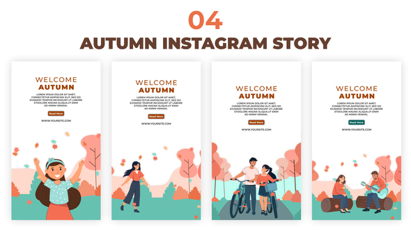 Welcome Autumn Instagram Story Template