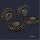 Car Tires - 3DOcean Item for Sale
