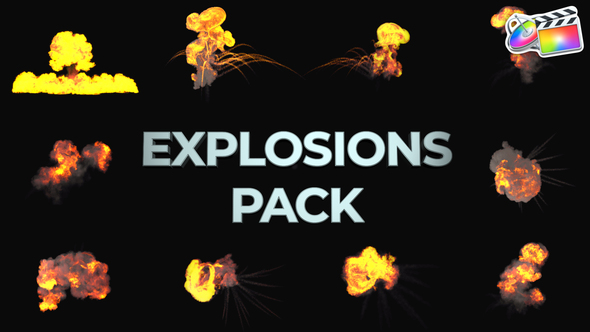 Realistic Explosions Pack for FCPX alt