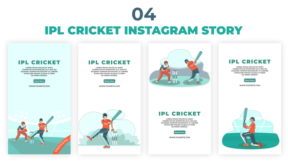 IPL Cricket Instagram Story Pack