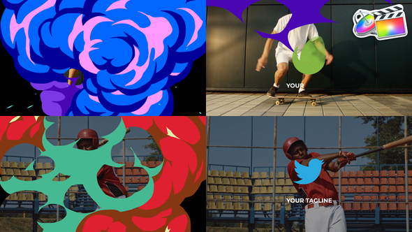 Action Logo for FCPX alt