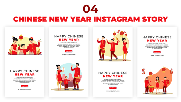 Happy Chinese New Year  Instagram Story