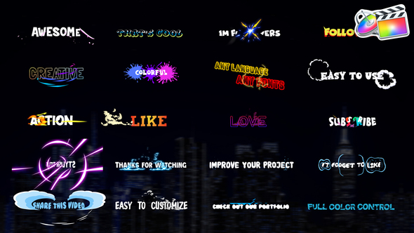 Stylish Titles | FCPX alt