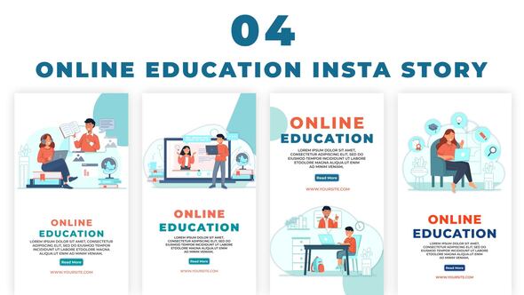 Online Education Instagram Story Template
