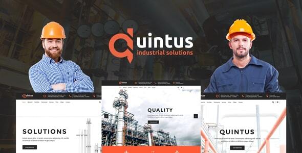 Quintus - Industrial & Engineering WordPress Theme