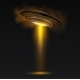 Realistic Gold UFO - GraphicRiver Item for Sale