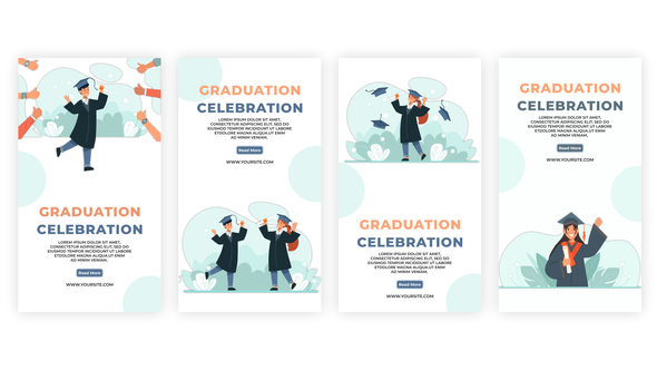 Graduation Convocation Ceremony Celebration Instagram Stories Pack