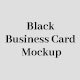 Black Business Card Mockup - GraphicRiver Item for Sale