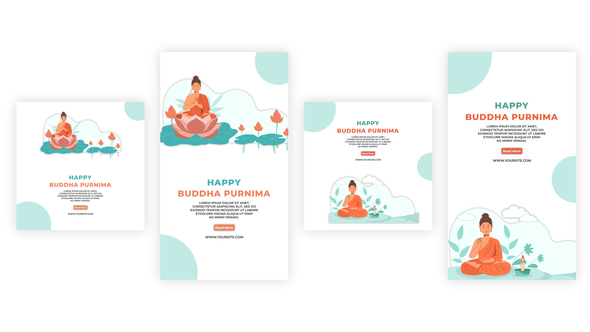 Happy Buddha Purnima Instagram Story Pack