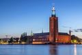 City Hall of Stockholm at dusk, Sweden - PhotoDune Item for Sale