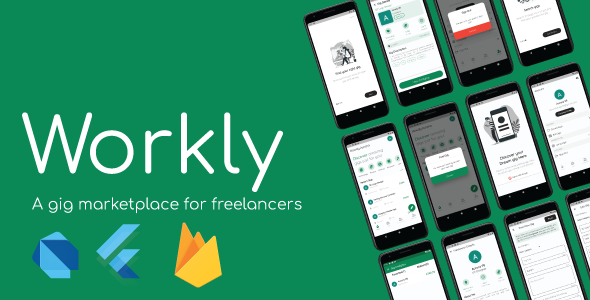 Workly - Real-Time freelancers and gigs market place flutter app