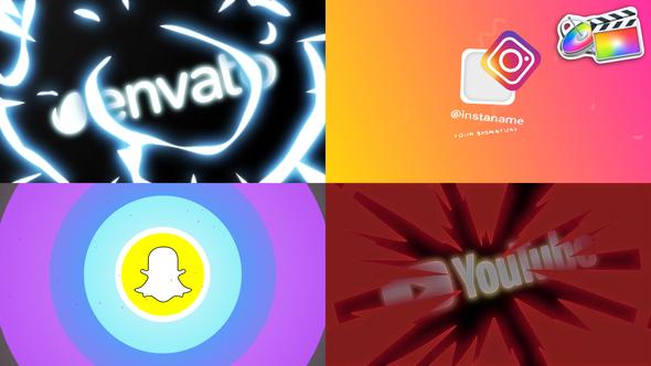 Stylish Logo Pack | FCPX alt