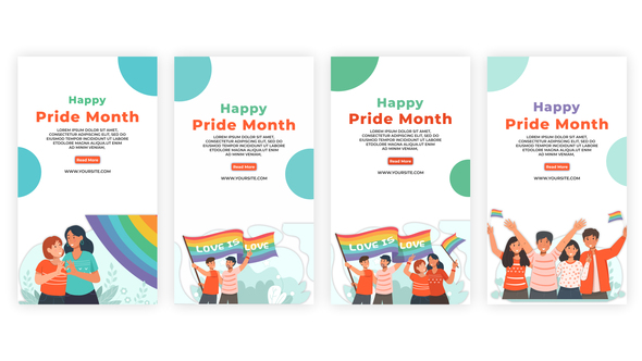 Happy Pride Month Instagram Stories Pack