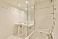 Sinks and bathtub near shower cabin - PhotoDune Item for Sale