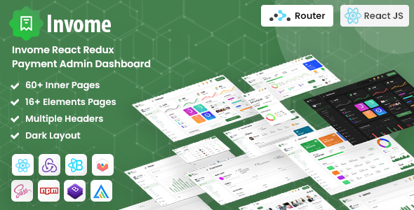 Invome : React Redux Invoicing Admin Dashboard Template