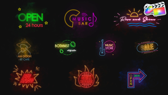 Neon Titles for FCPX