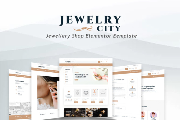 Jewellery City - Jewellery Shop Elementor Pro Template Kit