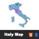 Interactive Italy Clickable Map - CodeCanyon Item for Sale