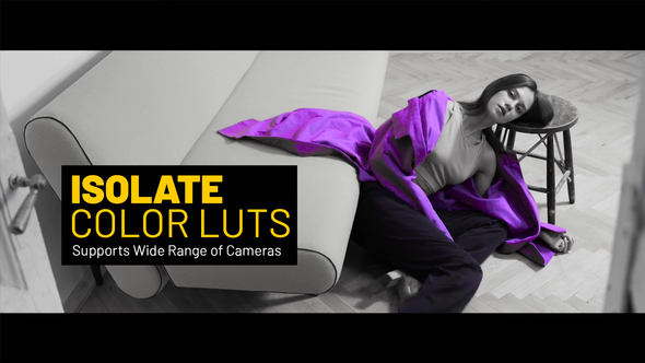 Isolate Colors LUTs for Final Cut