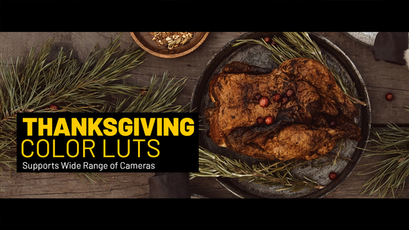 Thanksgiving LUTs for Final Cut