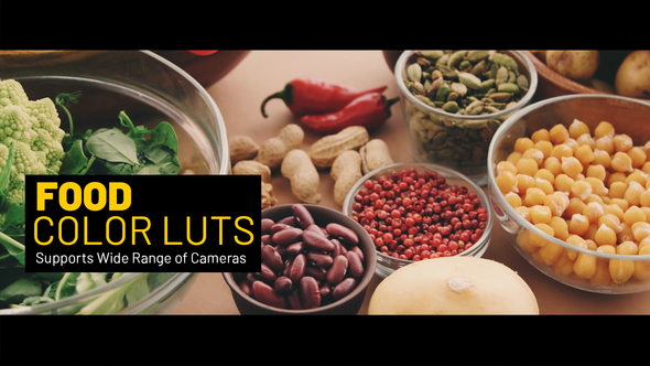 Food LUTs for Final Cut
