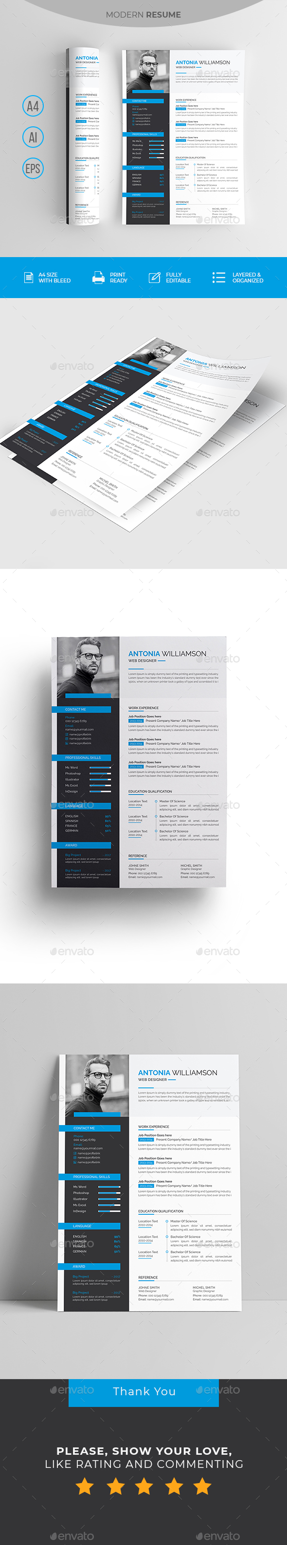 Resume Stationery and Design Templates | GraphicRiver