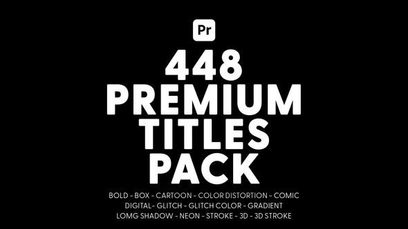 Premium Titles Pack for Premiere Pro