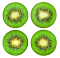Collection of isolated kiwi fruit slices - PhotoDune Item for Sale